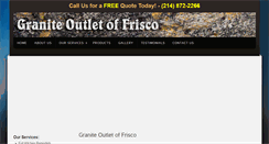 Desktop Screenshot of friscogranite.com